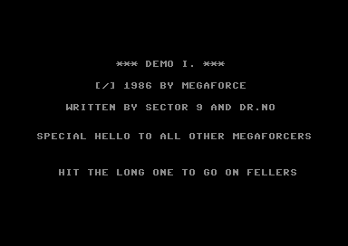 Demo I